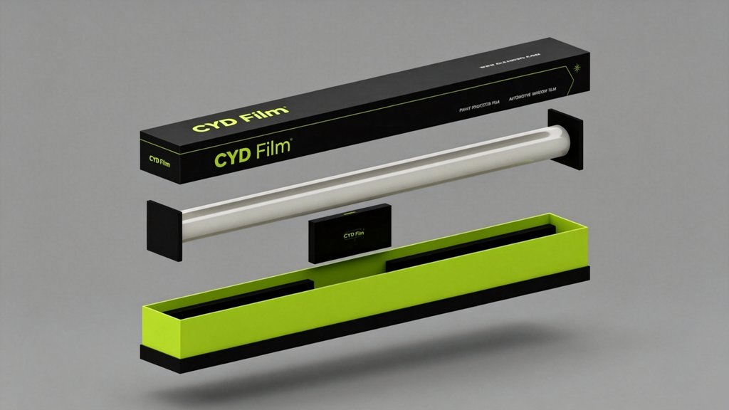 An image of the CYD Film customized packaging for car film 02