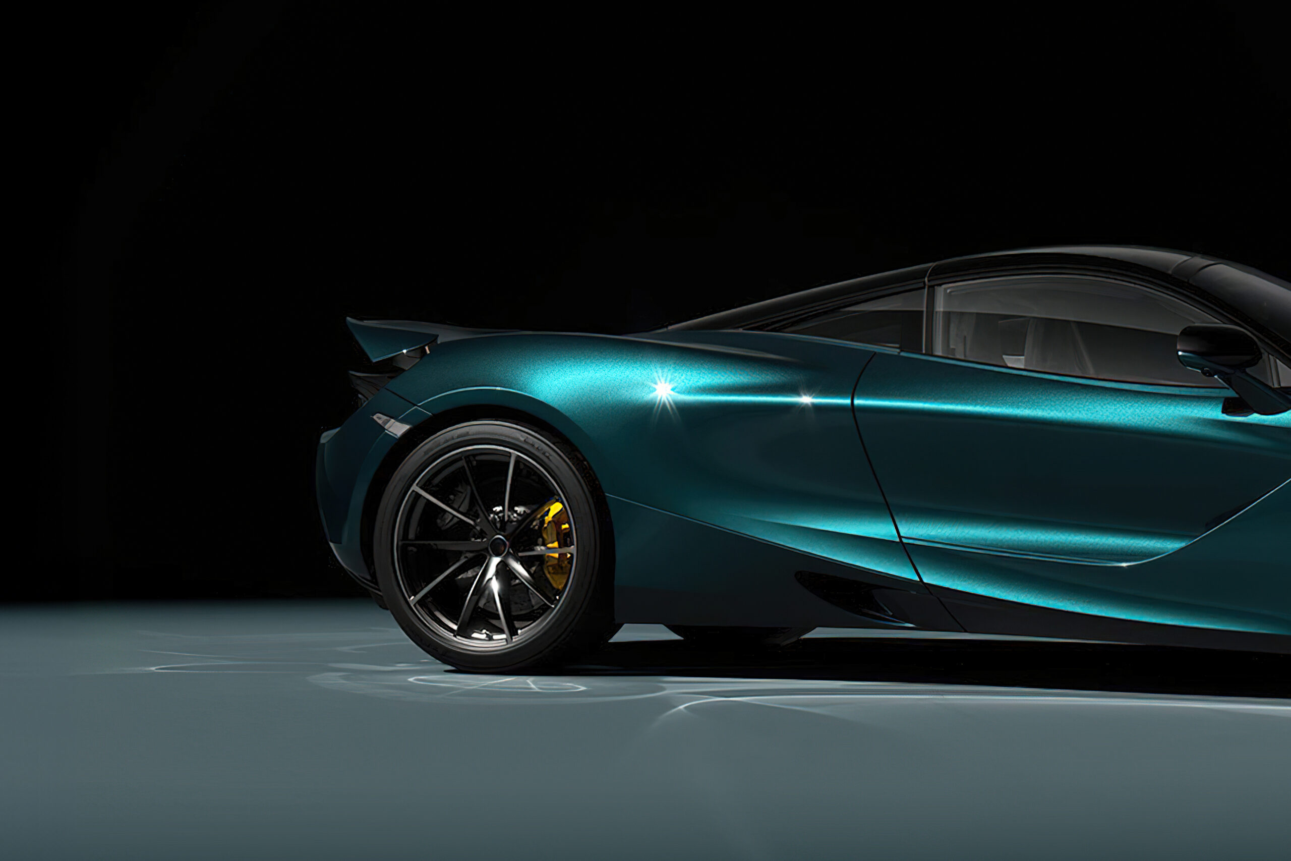 An image of a sports car to promote CYD FILM's self healing film 04