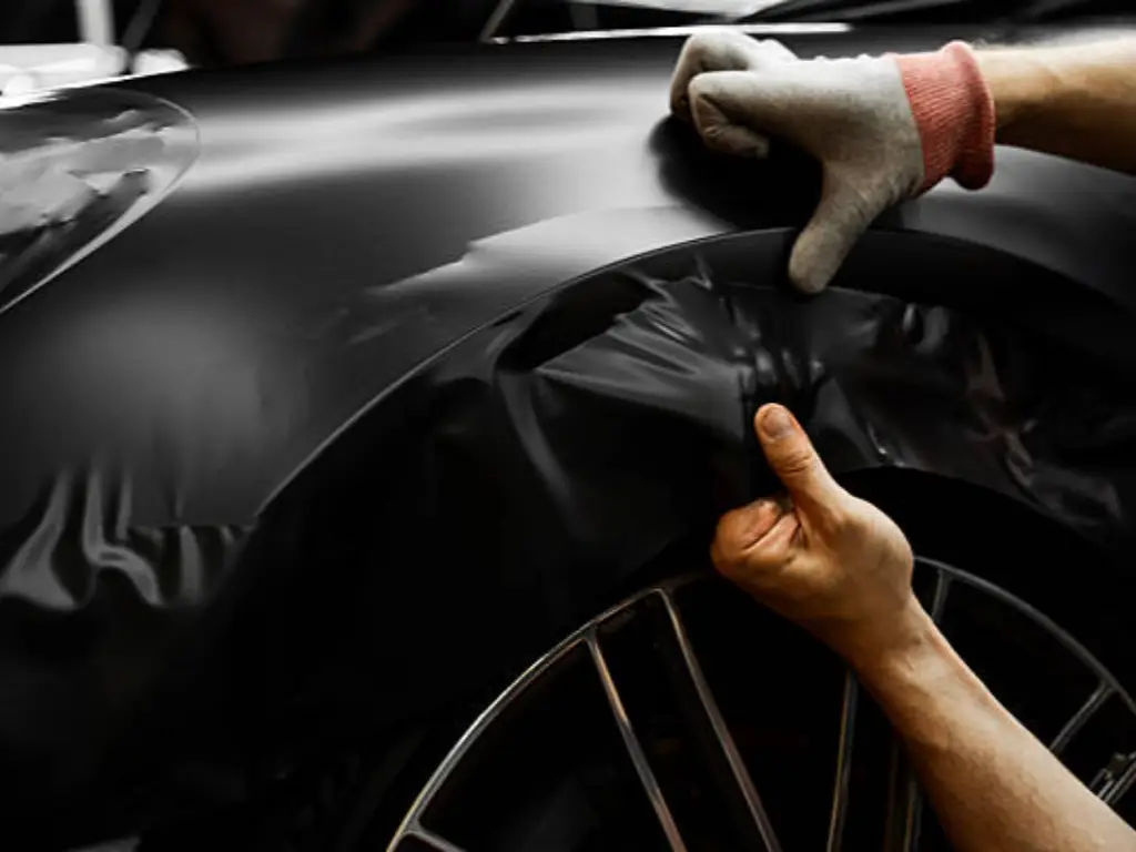 Matte Black Car Wrap
